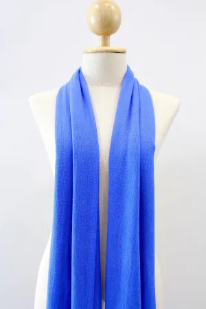 100% Cashmere Cornflower Blue Pashmina Shawl/Scarf