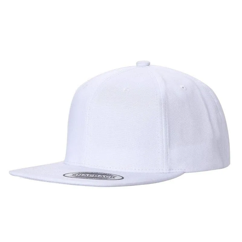 12 Pack Snapback Hat Cap - Flat Bill, Adjustable Fit