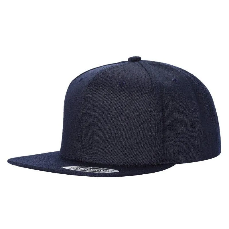 12 Pack Snapback Hat Cap - Flat Bill, Adjustable Fit