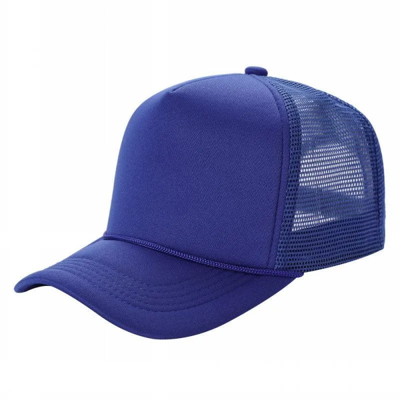 12 Pack Trucker Mesh Sponge Cap - Curved Bill, Adjustable