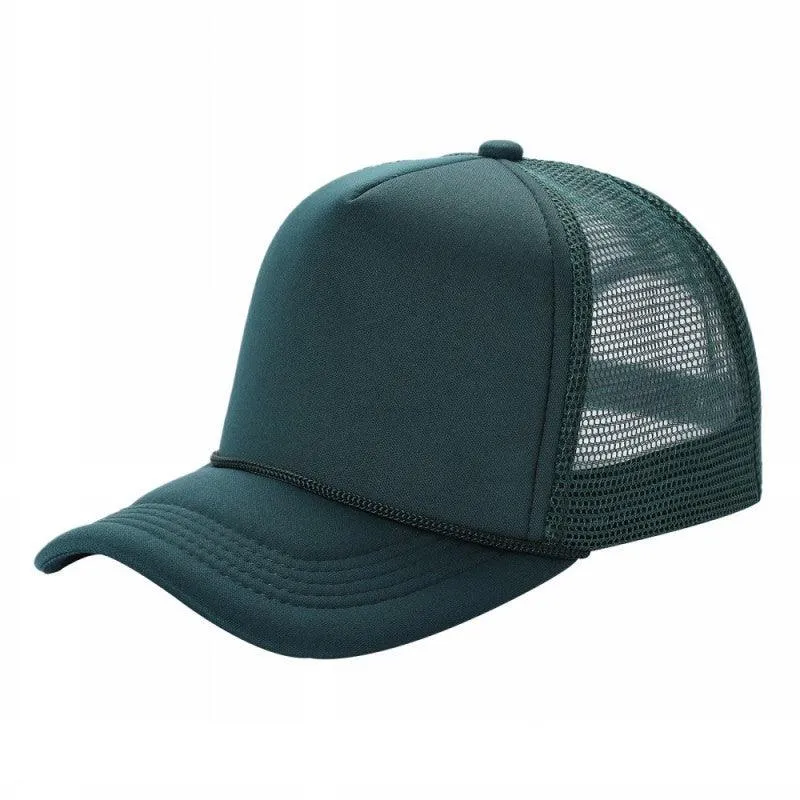 12 Pack Trucker Mesh Sponge Cap - Curved Bill, Adjustable