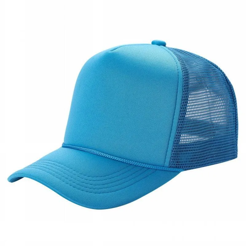 12 Pack Trucker Mesh Sponge Cap - Curved Bill, Adjustable