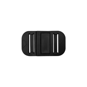 1inch Unique Designer 2 Part Black Closure Clasp Plastic Belt Buckle