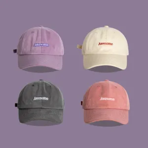 Awesome Women Baseball Caps Embroidered Women Cap Snapback Hat