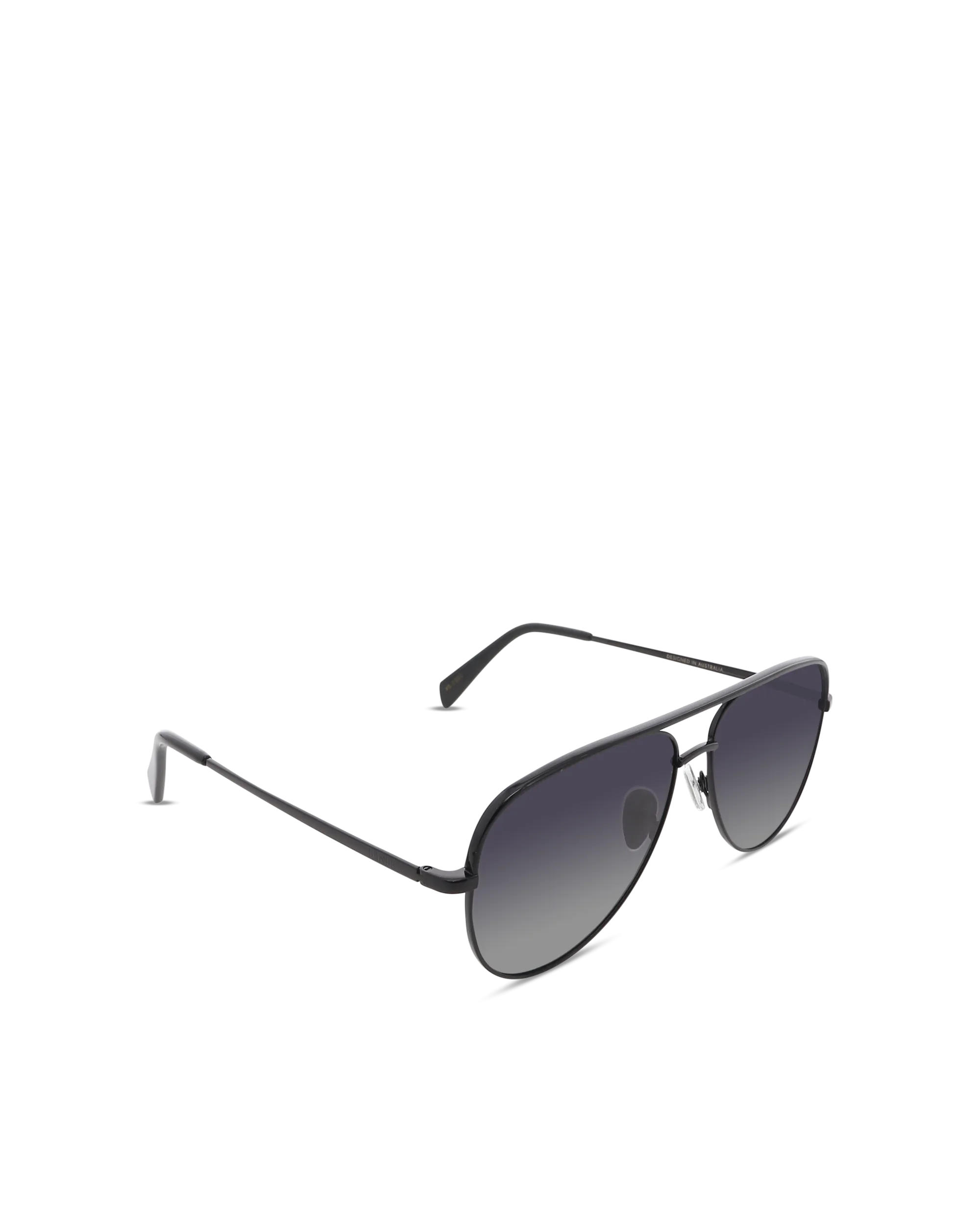 BANBE EYEWEAR Womens The Taylor Sunglasses - Black/ Black Fade