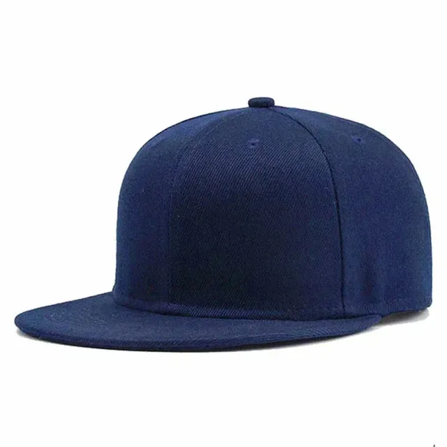 Baseball Cap Blank Plain Snapback Hip-Hop Hat Women Adjustable Snapback