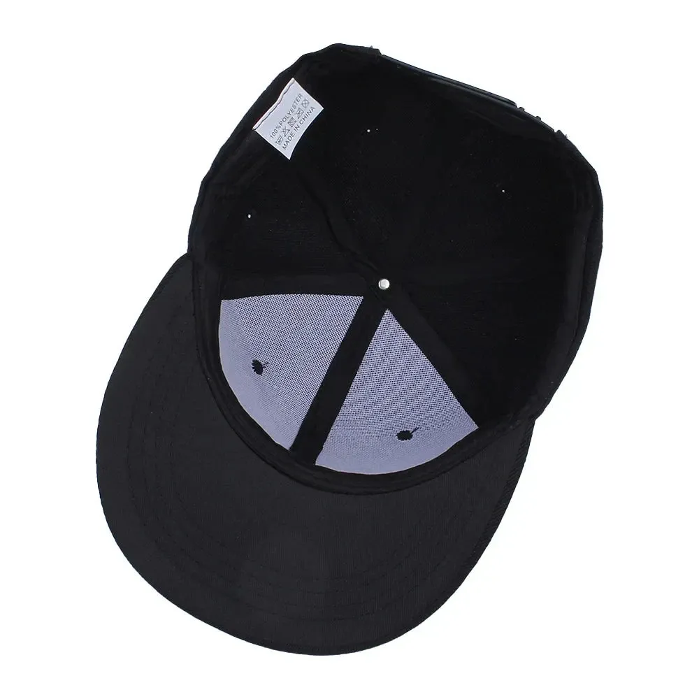 Baseball Cap Blank Plain Snapback Hip-Hop Hat Women Adjustable Snapback