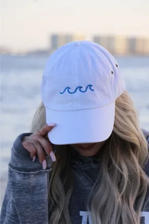 Beach Wave Embroidered Baseball Cap