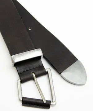 Black Leather Belt Free People Ks Boutique