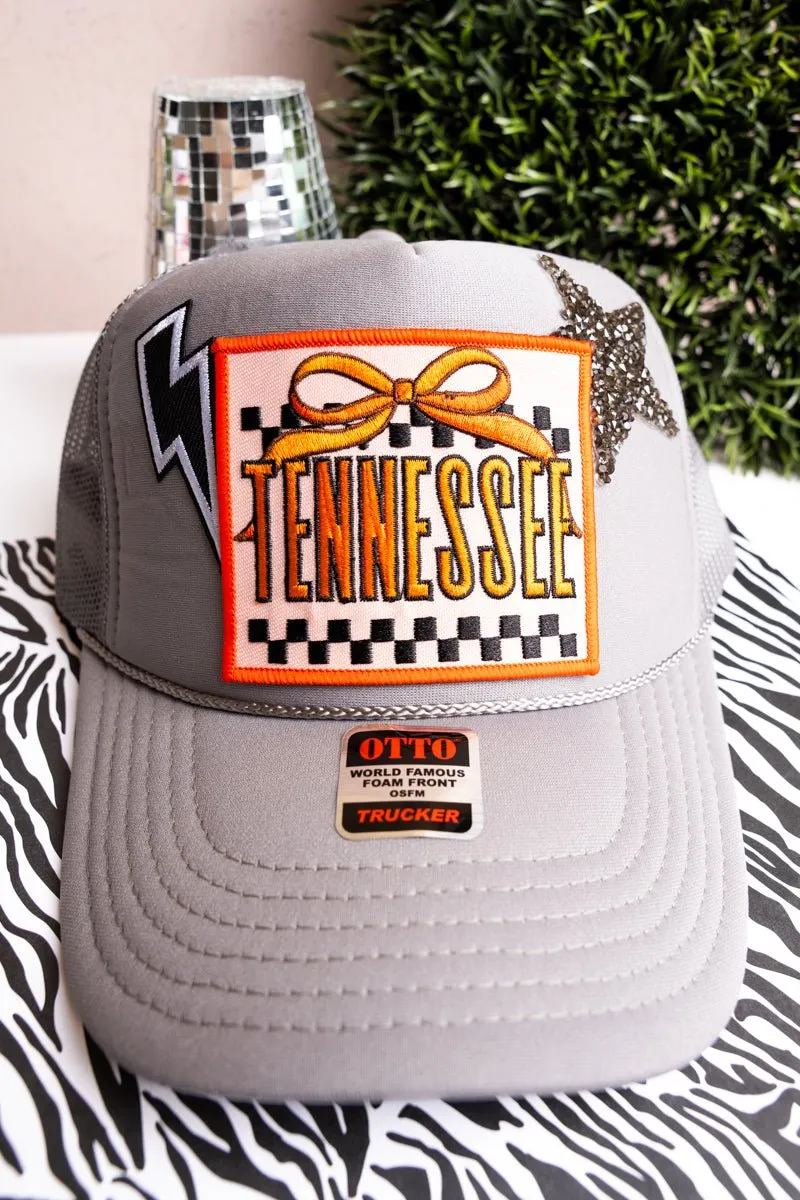 Bow Tennessee Check Otto Gray Trucker Hat