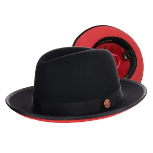 Bruno Capelo Princeton Wool Red Bottom Hat