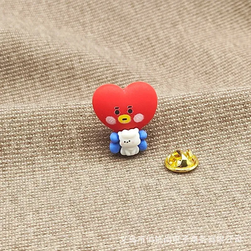 BTS BT21 Enamel Pin Brooches