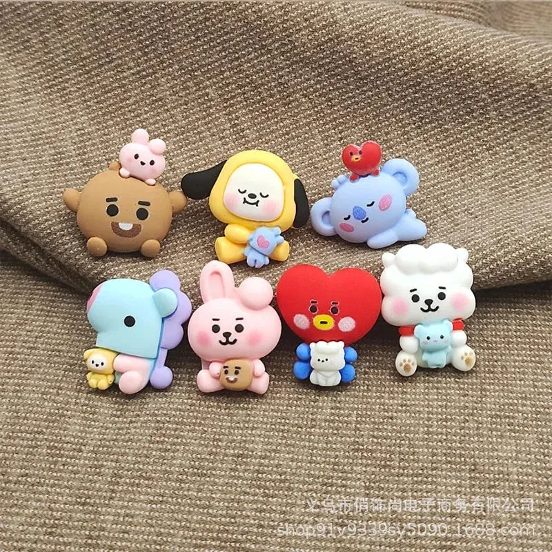 BTS BT21 Enamel Pin Brooches