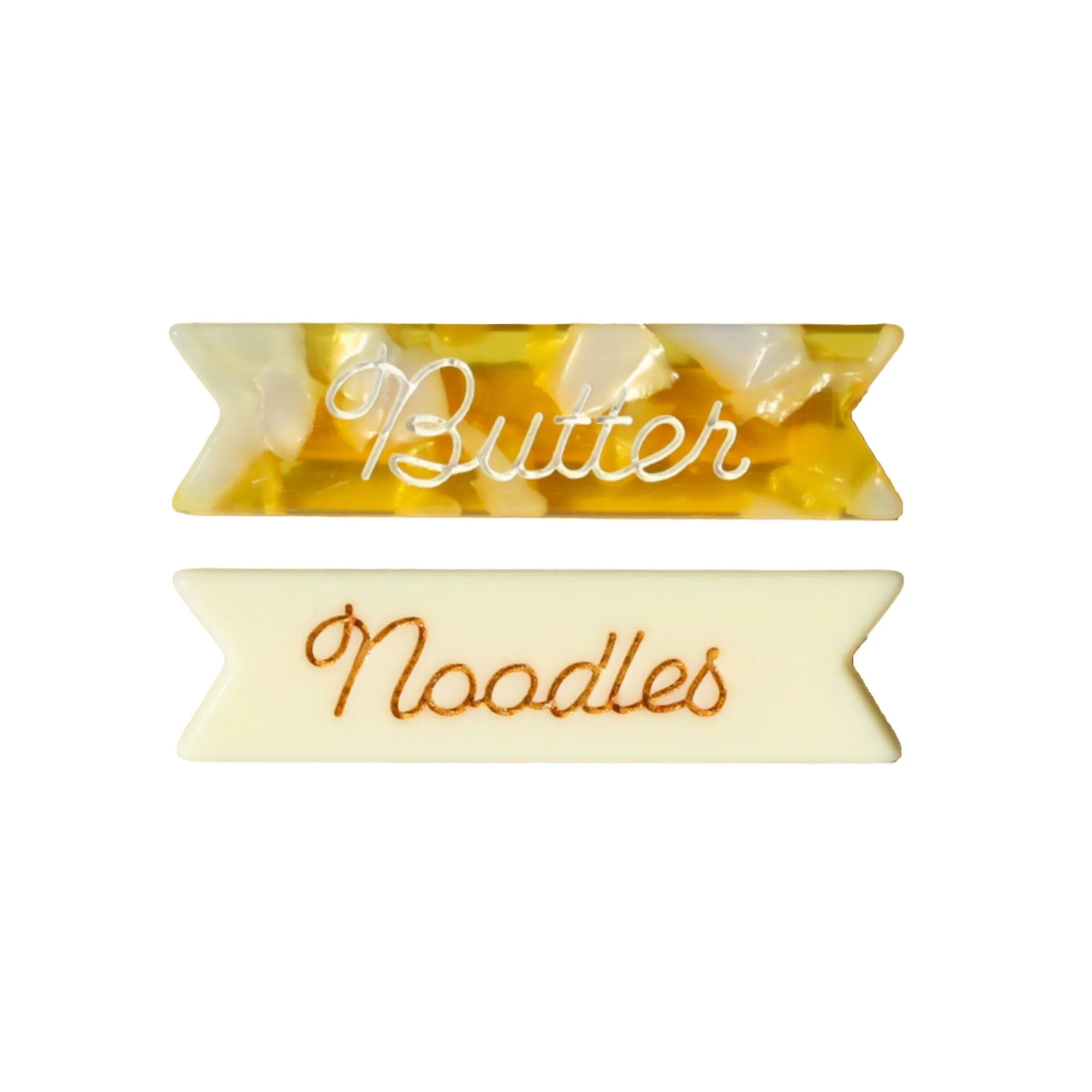 Butter Noodles Hair Clips