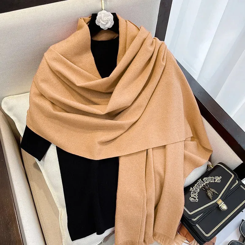 Cashmere Woolen Scarf - Ginger