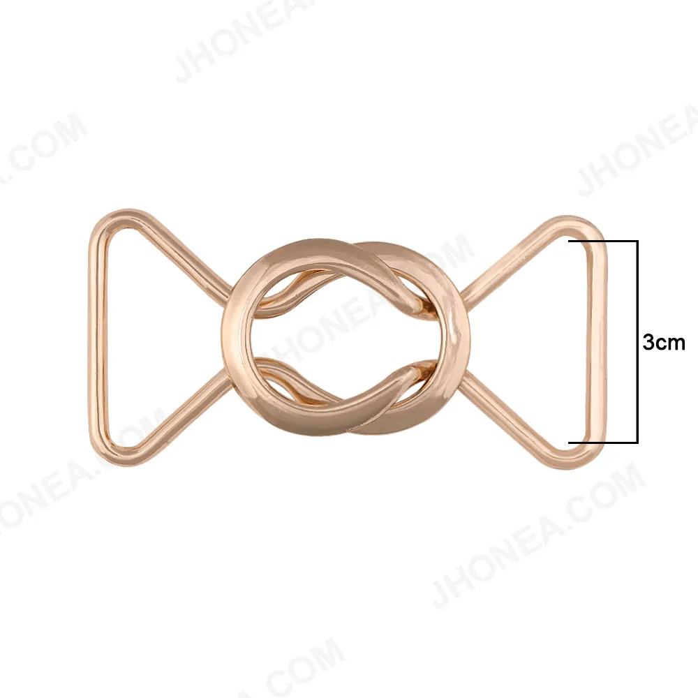 Classic Geometrical Structure Shiny Closure Clasp Buckle