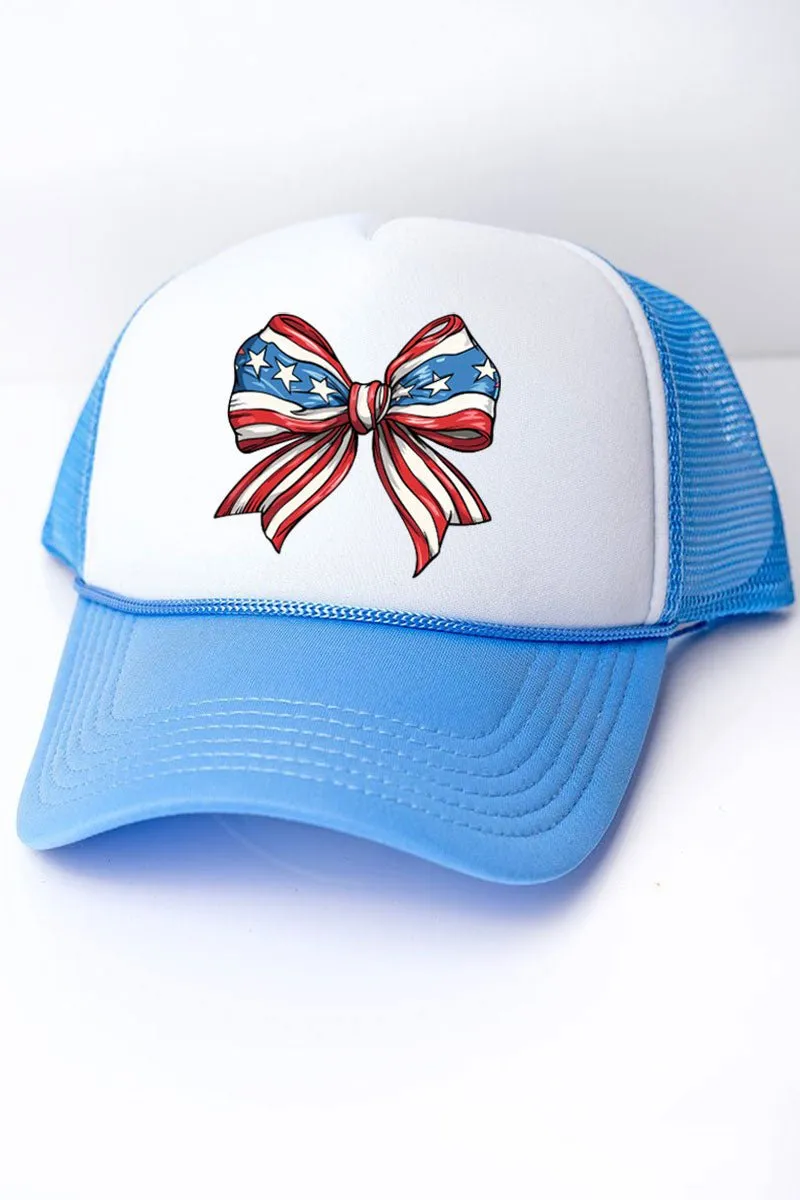 Coquette USA Bow Foam Mesh Back Trucker Cap