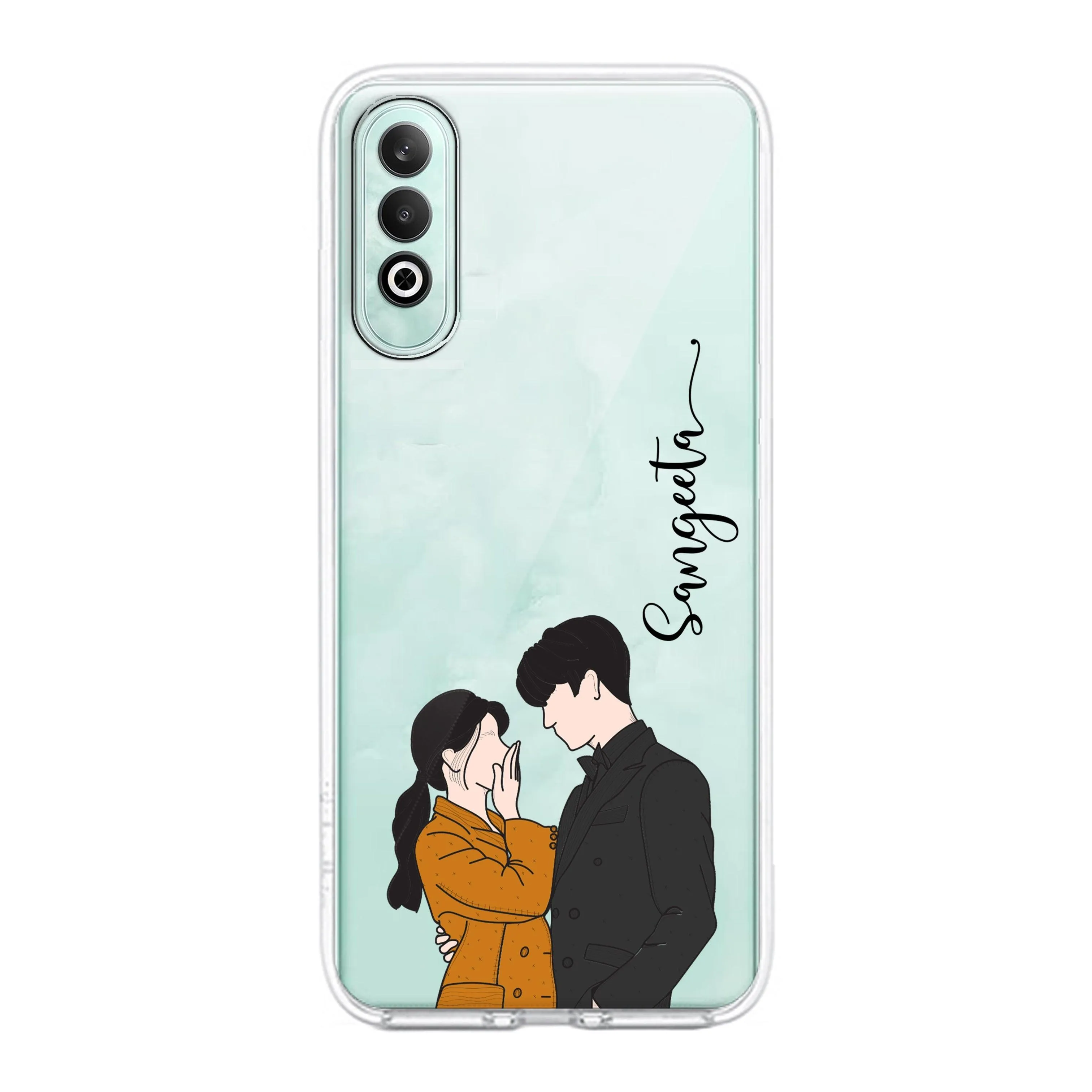 Couple Customize Transparent Silicon Case For OnePlus