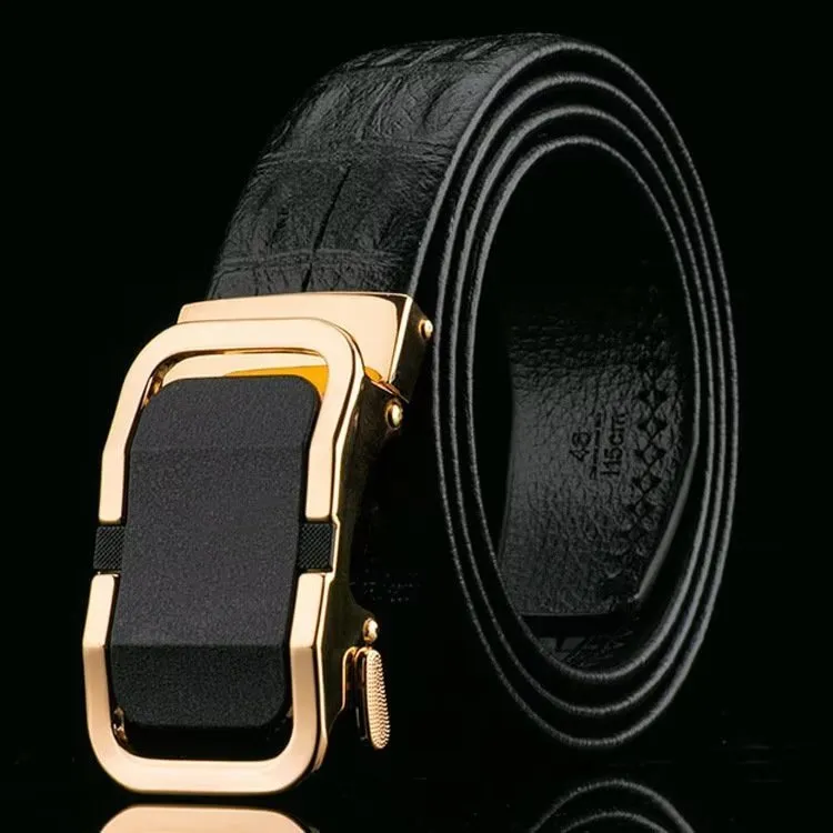 CrocLuxe Exotic Leather Elegant Belt