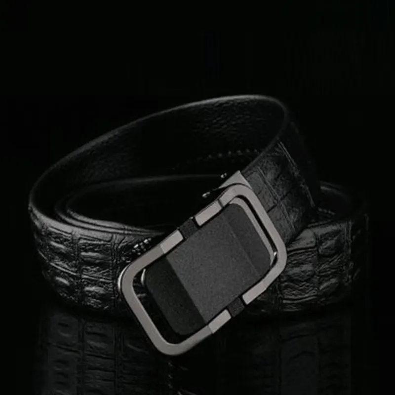 CrocLuxe Exotic Leather Elegant Belt