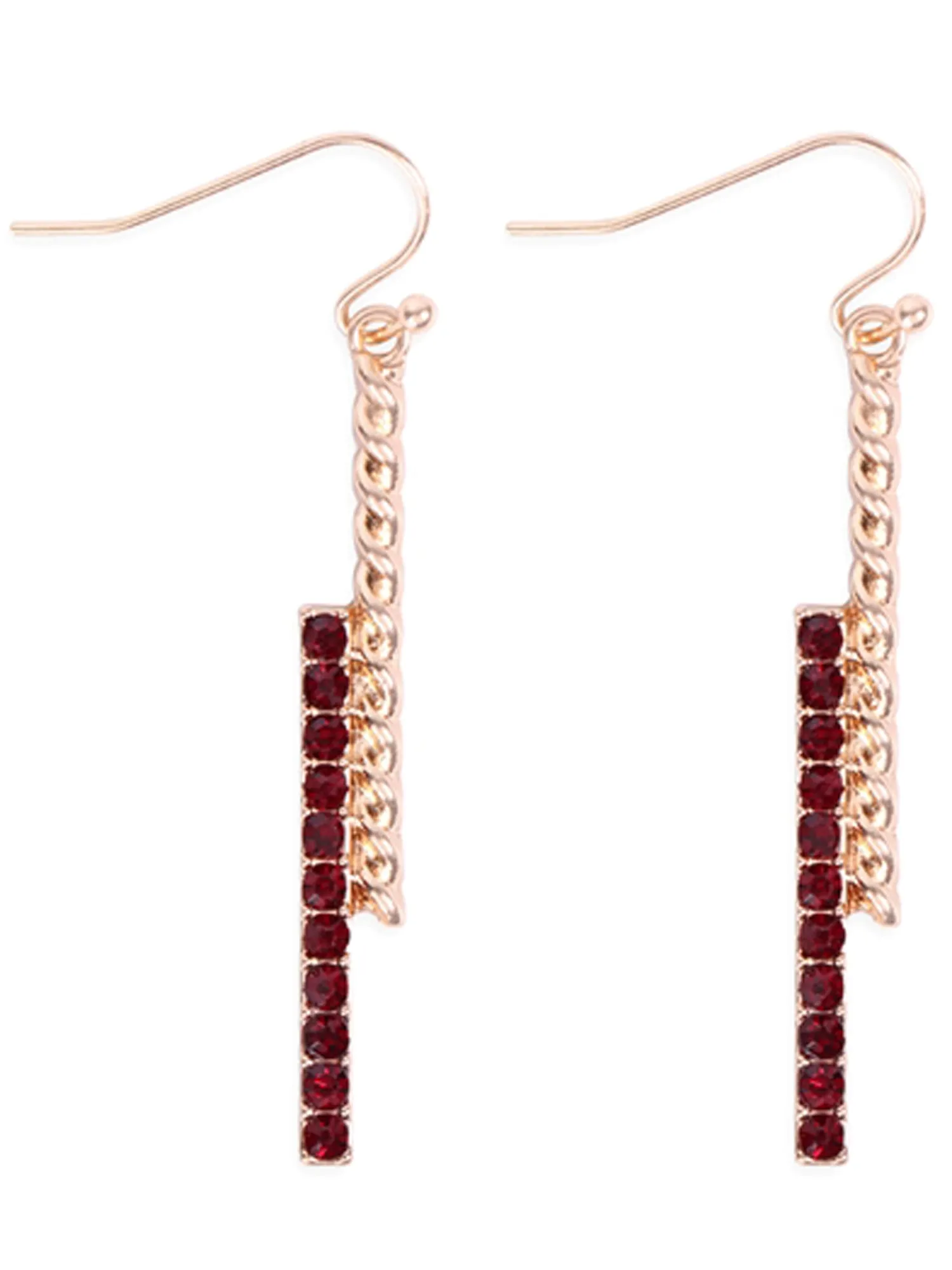 Crystal Rhinestone Hook Earrings