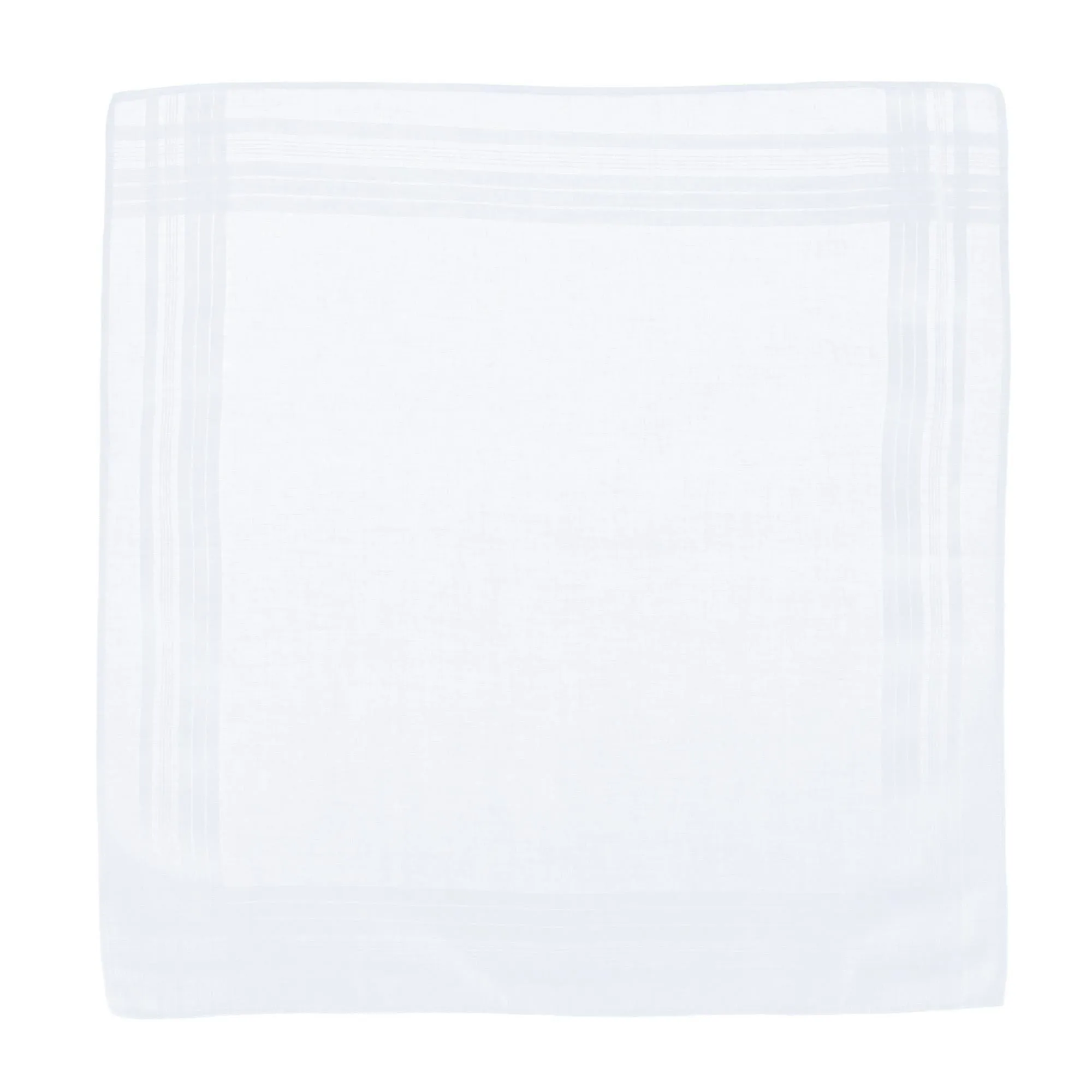 CTM® Men's Cotton Classic Banded Handkerchief