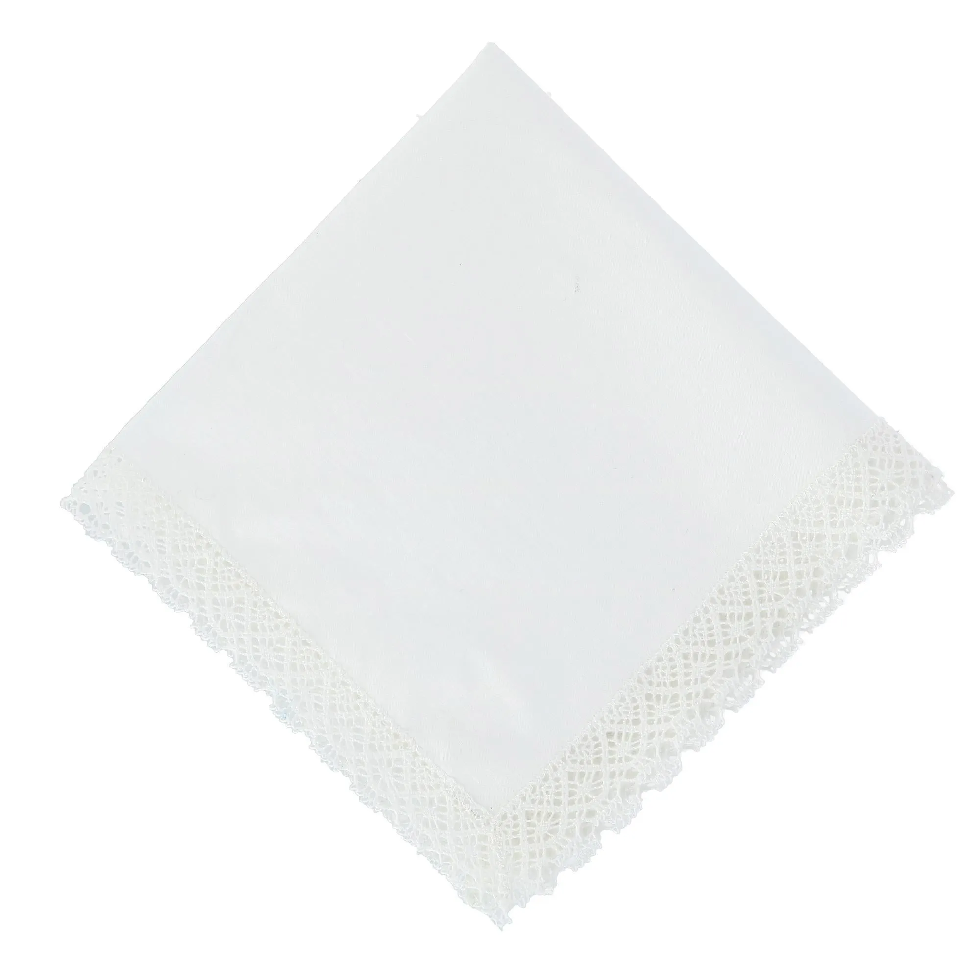 CTM® Women's Park Avenue Lace Handkerchief