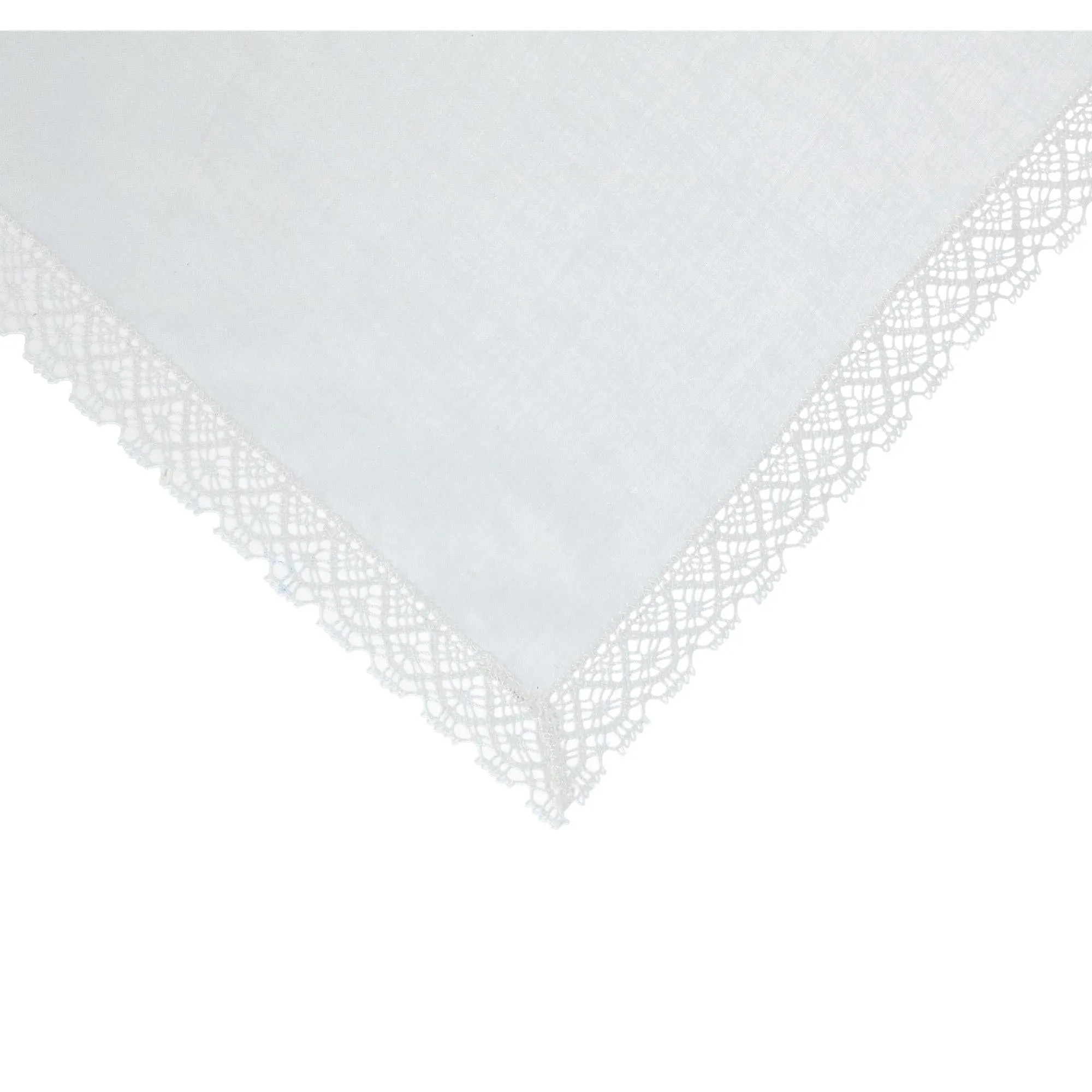 CTM® Women's Park Avenue Lace Handkerchief