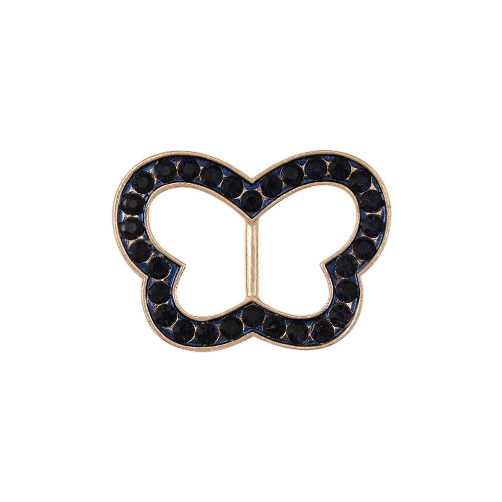 Cute Butterfly Shape Diamond Buckle for Kids Clothing