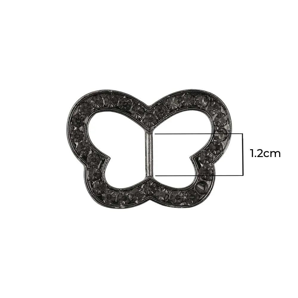 Cute Butterfly Shape Diamond Buckle for Kids Clothing