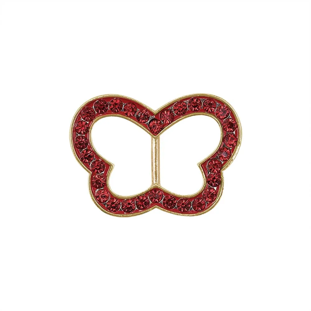 Cute Butterfly Shape Diamond Buckle for Kids Clothing