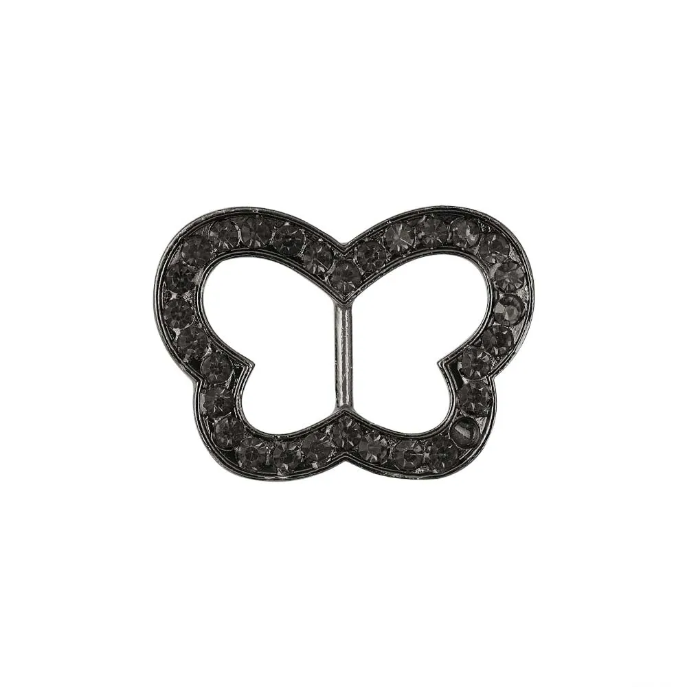 Cute Butterfly Shape Diamond Buckle for Kids Clothing