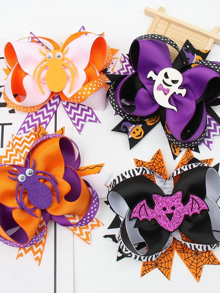 Cute Critter Halloween Hair Bows