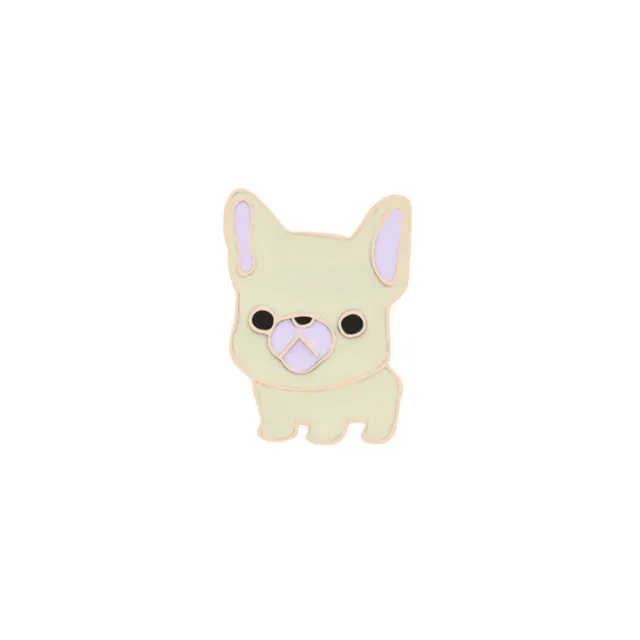 Cute Dog Enamel Pins Sleeping