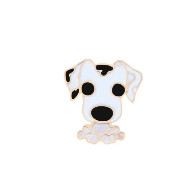 Cute Dog Enamel Pins Sleeping