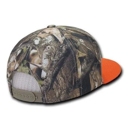 Decky Camouflage Hybricam Retro Flat Bill Snapback Baseball Caps Hats