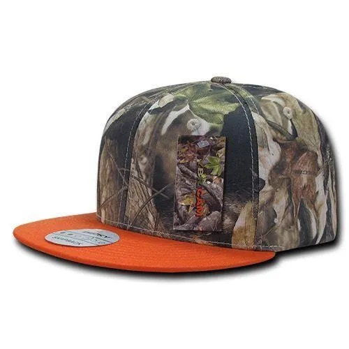 Decky Camouflage Hybricam Retro Flat Bill Snapback Baseball Caps Hats