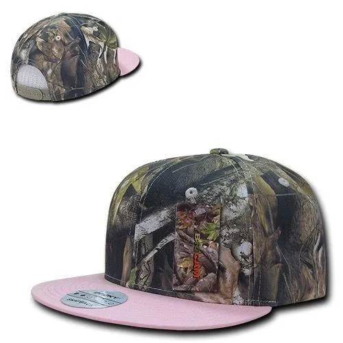 Decky Camouflage Hybricam Retro Flat Bill Snapback Baseball Caps Hats