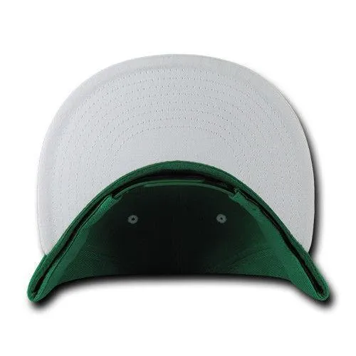 Decky Trendy Flat Bill Snapback Baseball 6 Panel Caps Hats Unisex