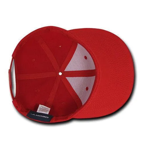 Decky Trendy Flat Bill Snapback Baseball 6 Panel Caps Hats Unisex