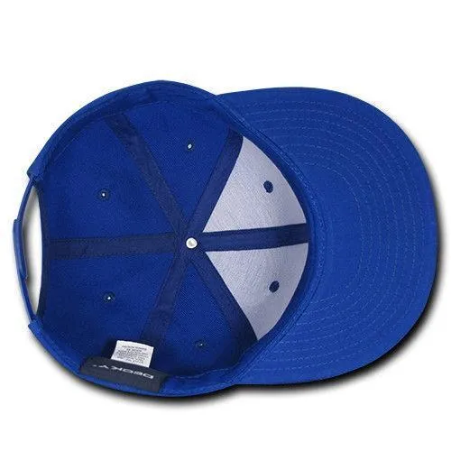 Decky Trendy Flat Bill Snapback Baseball 6 Panel Caps Hats Unisex