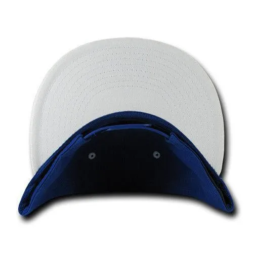 Decky Trendy Flat Bill Snapback Baseball 6 Panel Caps Hats Unisex