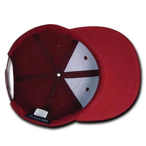 Decky Trendy Flat Bill Snapback Baseball 6 Panel Caps Hats Unisex