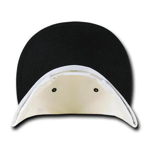 Decky Trendy Flat Bill Snapback Baseball 6 Panel Caps Hats Unisex