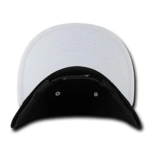 Decky Trendy Flat Bill Snapback Baseball 6 Panel Caps Hats Unisex