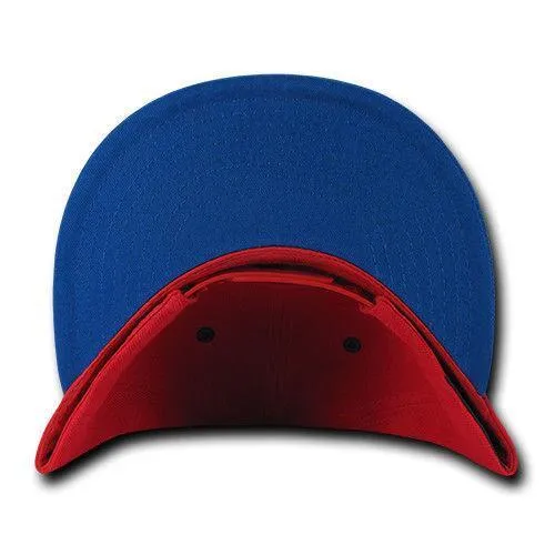 Decky Trendy Flat Bill Snapback Baseball 6 Panel Caps Hats Unisex