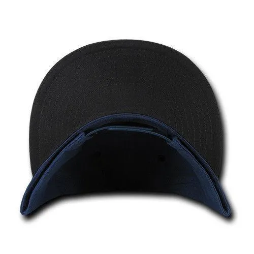 Decky Trendy Flat Bill Snapback Baseball 6 Panel Caps Hats Unisex