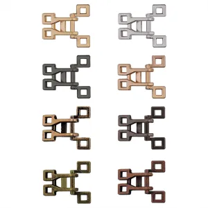 Decorative Sewing Dress Hook and Eye Metal Fastener Closures