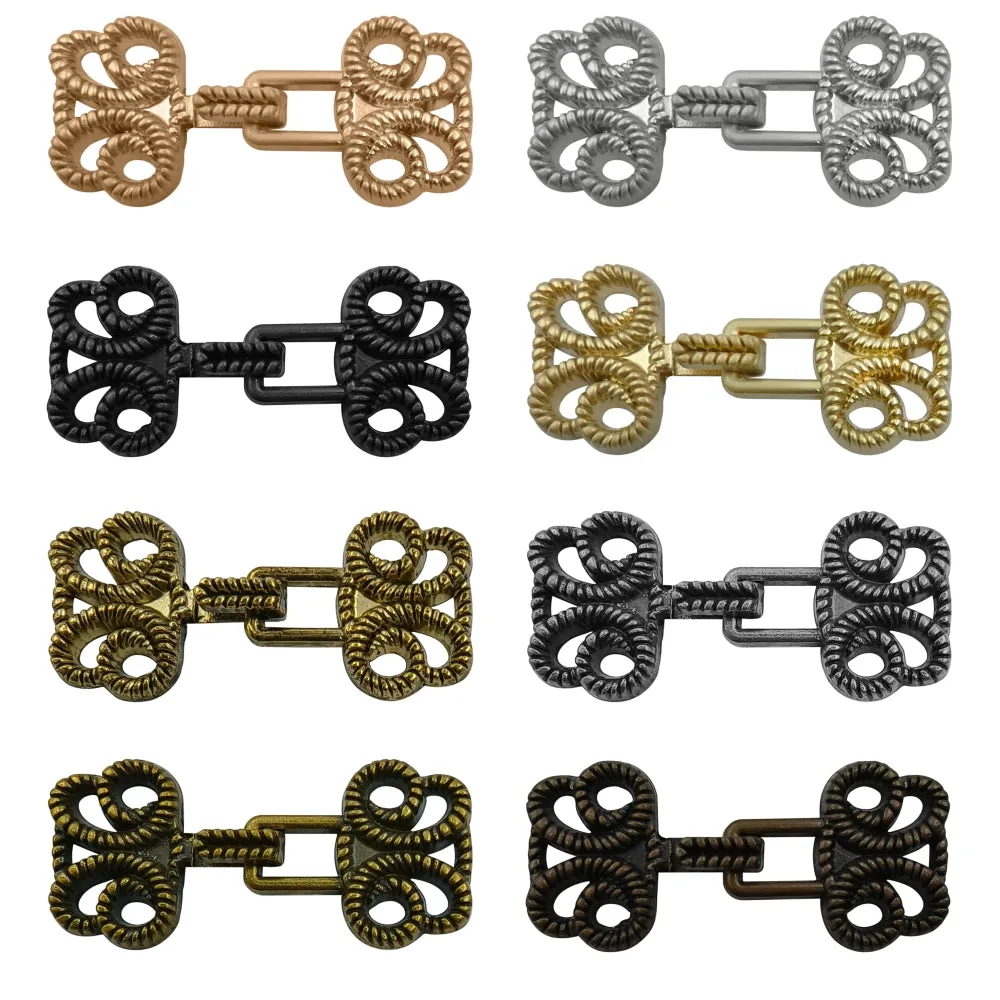 Designer Hook Clasps Metal Closures for Clothing for Men/Women