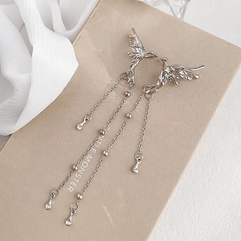 Elegant Angel Wings Butterfly Dangle Earrings